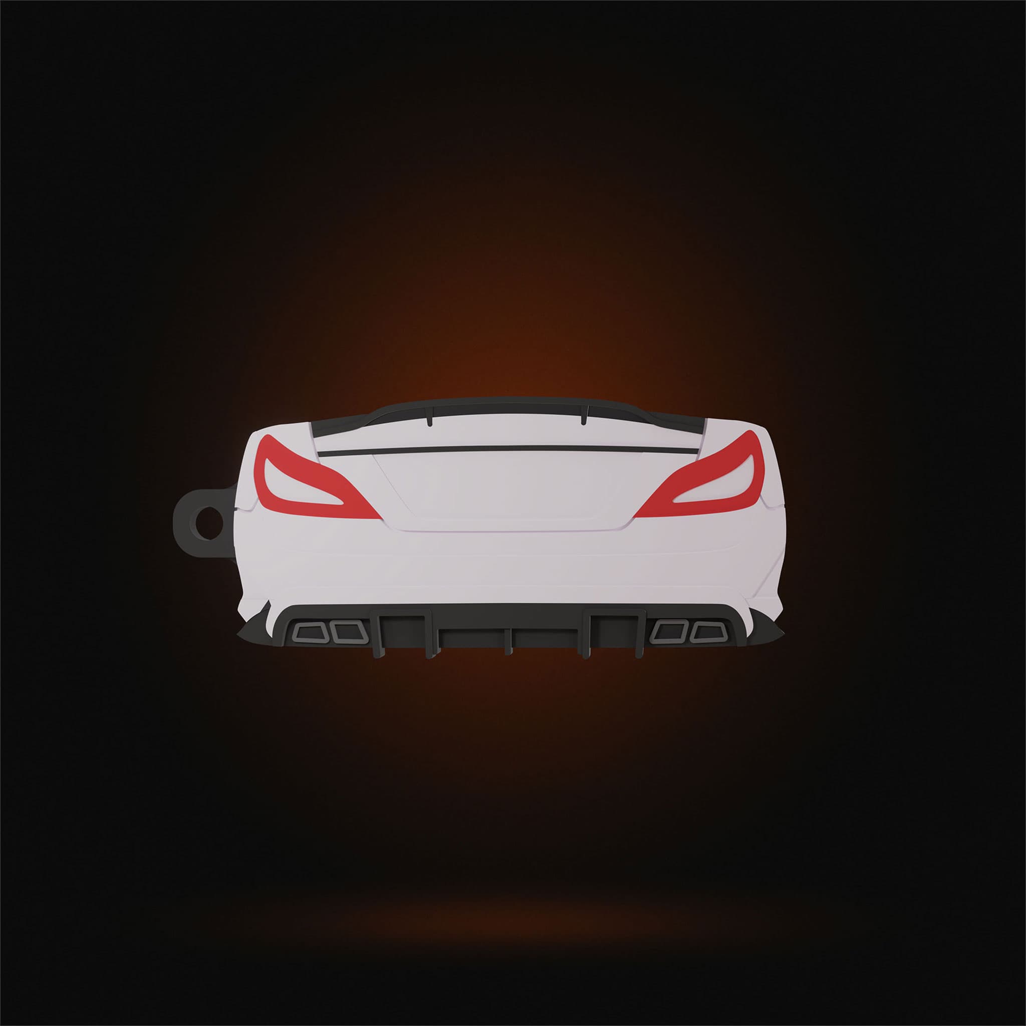 Mercedes CLS 2012 back keychain