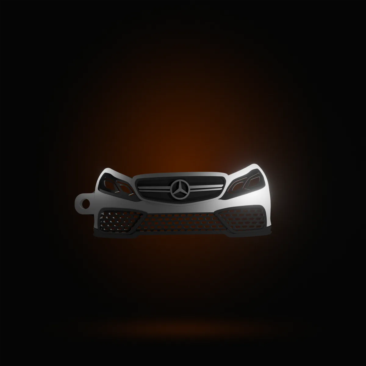 Mercedes grille keychain