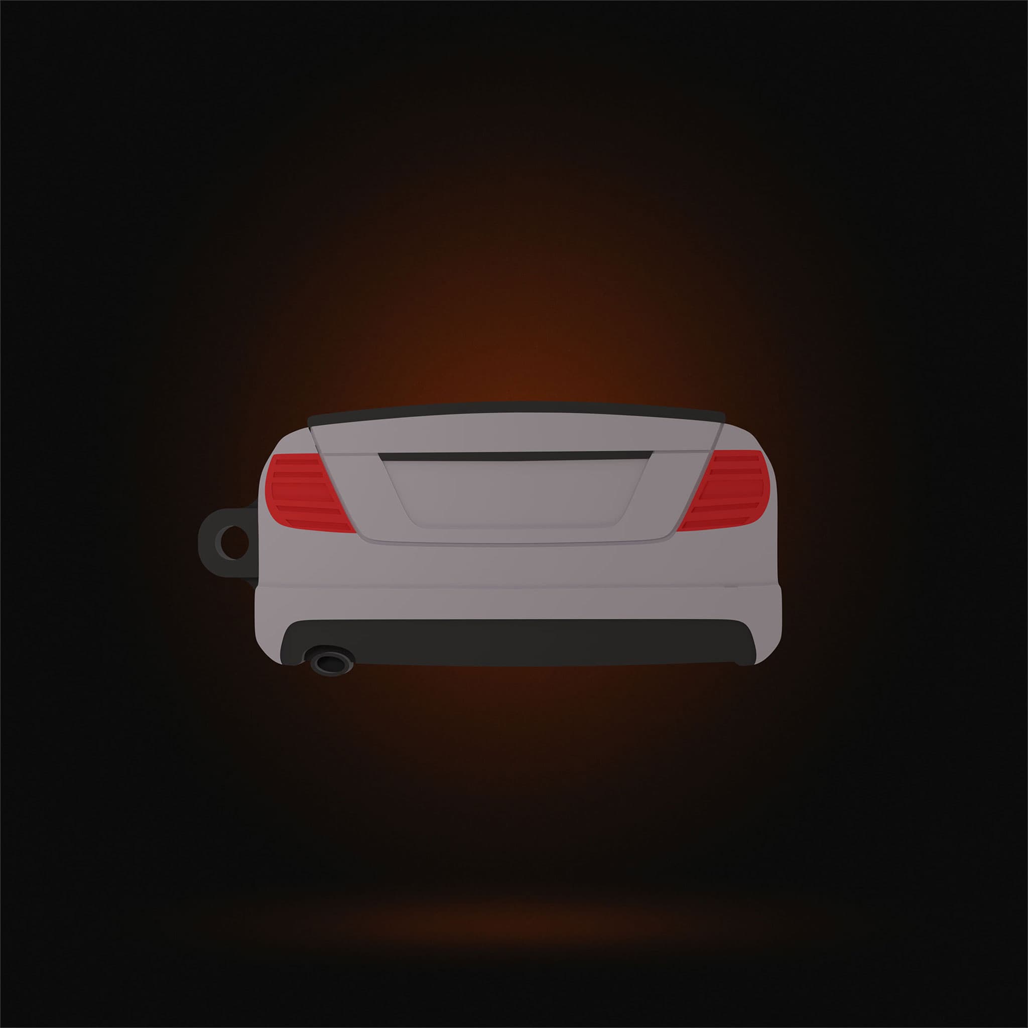 Mercedes W204 Back Keychain